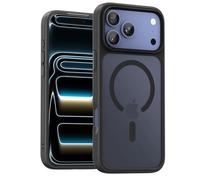 UNBREAKcable Magnetic for iPhone 17 Pro Max Case(6.9"), Compatible with MagSafe, Full Camera Protection, Built-in Magnetic Ring, Drop Protection Shockproof Slim iPhone Cover, Anti-Fingerprint - Black