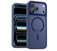 UNBREAKcable Magnetic for iPhone 17 Pro Max Case(6.9"), MagSafe Compatible, Full Camera Protection, Built-in Magnetic Ring, Drop Protection Shockproof Slim iPhone Cover, Anti-Fingerprint-Deep Blue