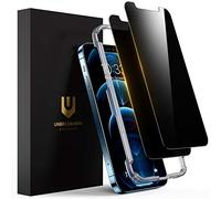 UNBREAKcable Privacy Screen Protector for iPhone 12/iPhone 12 Pro [2 Pack], 9H Hardness Anti Spy Tempered Glass Film for iPhone 12/12 Pro 6.1-Inch [Easy Installation,Bubble Free and Case Friendly]