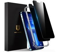 UNBREAKcable Privacy Screen Protector for iPhone 14/ iPhone 13/13 Pro, Tempered Glass [True 28°Anti Spy] [9H Hardness] [Case Friendly] Private Protector for iPhone 6.1" - 2 Pack