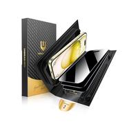 UNBREAKcable Privacy Screen Protector for iPhone 15, 3 Pack Full Coverage Tempered Glass [28° Anti-Spy] [9H Hardness] [Easy Installation Box] Shatterproof Private Screen Guard