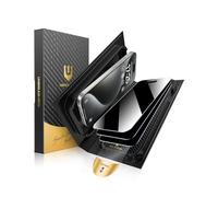 UNBREAKcable Privacy Screen Protector for IPhone 15 Pro, 3 Pack Full Coverage Tempered Glass [28° Anti-Spy] [9H Hardness] [Easy Installation Box] Shatterproof Private Screen Guard