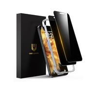 UNBREAKcable Privacy Screen Protector for iPhone 16 Plus/15 Plus [True 28°Anti Spy] [Easy Installation Frame] [9H Hardness] [Sensitive Touch] Anti-Spy Tempered Glass for Apple iPhone 6.7" - 2 Pack