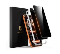 UNBREAKcable Privacy Screen Protector for iPhone 17 Pro Max, Full Coverage Shatterproof Tempered Glass [True 28°Anti Spy] [9H Hardness] [Installation Frame] Private Protector for iPhone 6.9" - 2 Pack