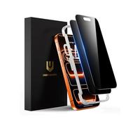 UNBREAKcable Privacy Screen Protector for iPhone 17 Pro Max, Shatterproof Tempered Glass [True 28°Anti Spy] [9H Hardness] [Easy Installation Frame] Private Protector for iPhone 6.9inch-2 Pack