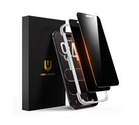 UNBREAKcable Privacy Screen Protector for iPhone Air, Full Coverage Shatterproof Tempered Glass [True 28°Anti Spy] [9H Hardness] [Installation Frame] Private Protector for iPhone Air 6.5" - 2 Pack