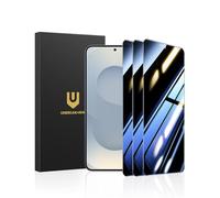 UNBREAKcable Privacy Screen Protector, Shatterproof 9H Tempered Glass for Samsung S25 Plus [True 28° Anti-Spy] [Easy Installation] [Fingerprint & Face ID Unlock] for Public Transport & Office-3 Pack