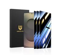 UNBREAKcable Privacy Screen Protector, Shatterproof 9H Tempered Glass for Samsung S25 Ultra [True 28° Anti-Spy] [Easy Installation] [Fingerprint & Face ID Unlock] for Public Transport & Office-3 Pack