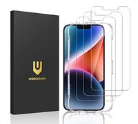 UNBREAKcable Screen Protector for iPhone 14 Plus/iPhone 13 Pro Max [3-Pack], 9H Hardness Screen Protector Tempered Glass for iPhone 14 Plus (6.7 Inch) [Bubble-free, Anti-scratch]- iPhone 2022 Release