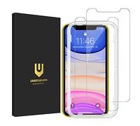 UNBREAKcable Screen Protector iPhone 11/XR, Phone Screen Protector, Anti-Scratch/Fingerprint, Bubble Free, Perfect fit, 99.9% transparency, Series Dual Defense Premium Tempered Glass 6.1 Inch, 2 Pack