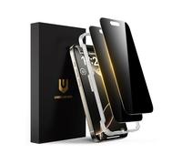 UNBREAKcable Tempered Glass Privacy Screen Compatible with iPhone 16 Pro Max (6.9 Inch) Privacy Screen with Anti Spy, Scratch-Resistant, Anti-Fingerprint and Bubble-Free - Pack of 2