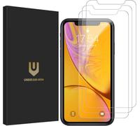 UNBREAKcable Tempered Glass Screen Protector Compatible for iPhone XR [3-Pack] - [Easy Installation Frame] Double Defence Series Tempered Glass Screen Protector for 6.1-inch Apple iPhone XR (2018)
