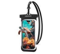 UNBREAKcable Waterproof Phone Pouch, IPX8 Waterproof Phone Case Dry Bag for for for iPhone 17 16 15 14 13 Pro Max Samsung S25 S24 Ultra up to 7 inch Transparent