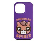 Unbridled Spirit Cute Horse Kawaii Equine Lover Case for iPhone 13 Pro