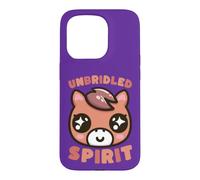 Unbridled Spirit Cute Horse Kawaii Equine Lover Case for iPhone 15 Pro