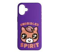 Unbridled Spirit Cute Horse Kawaii Equine Lover Case for iPhone 16 Plus