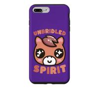 Unbridled Spirit Cute Horse Kawaii Equine Lover Case for iPhone 7 Plus/8 Plus