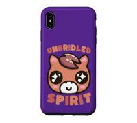 Unbridled Spirit Cute Horse Kawaii Equine Lover Case for iPhone XS Max