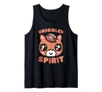 Unbridled Spirit Cute Horse Kawaii Equine Lover Tank Top