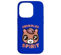 Unbridled Spirit Horse Kawaii Cute Funny Case for iPhone 14 Pro