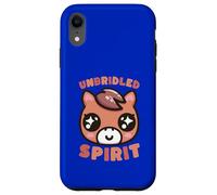 Unbridled Spirit Horse Kawaii Cute Funny Case for iPhone XR