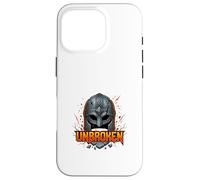 Unbroken Viking Helmet Strength Design Case for iPhone 16 Pro