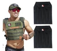 Unbrokenshop.com Sand Plates for Weight Vest - Excellent for Mobility, Ergonomic, Adjustable and Portable - Perfect Weights to Add to Your Vest For Fitness Exercise (Pair)