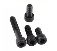 UNC Black Grade 12.9 Steel Hexagon Hex Socket Cup Head Screws 0#-80 2#-56 4#-40 6#-32 8#-32 10#-32 1/2-13 Cap Allen Head Bolt(2 inch,1 2-13(1pcs))