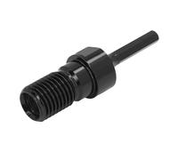 UNC Drill Bit Adapter, Durable Coring Thread Converter Connects 1 1 4in UNC Male Thread to 1 2in Hex Shank for Concrete Drilling Cr V Steel 1 Piece
