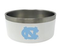 UNC Tar Heels 32Oz Stainless Steel Dog Food & Water Bowl - NCAA Officially Licensed