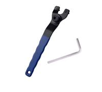 uncakil Adjustable Angle Grinder Spanner Wrench Universal Tool Small Pin Spanner,Locknut Wrench,Pocket Door Suitable for 4 ",5", 6 ",7" and 9" Electric Angle Grinders(Blue,Including One Hex Key)