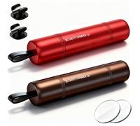 uncakil Car Safety Hammer,2 in 1 Window Breaker Emergency Escape Tool with Seatbelt Cutter for Vehicles & Home,Safe Hammer Glass Breaker Under Water,One Second Broken Window(Red and Black)