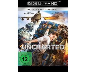 Uncharted (4K Ultra HD) (+ Blu-ray) (4K UHD Blu-ray) Wahlberg Mark Holland Tom