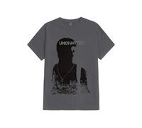 Uncharted - Nathan Drake Grey - T-Shirt - grey - S - 100% Cotton S