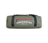 Uncharted Supply Co. The Vault Waterproof Duffel Bag - Airtight bag with Backpack Straps, Carry-On Size, Perfect for travel, boating, camping, recreation., Olive, L, Sleek, Durable Duffel With