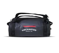 Uncharted Supply Co. The Vault Waterproof Duffel Bag - Airtight bag with Backpack Straps, Carry-On Size, Perfect for travel, boating, camping, recreation. (Black, 45L)