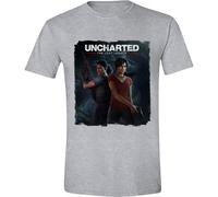 Uncharted - The Lost Legacy Cover Men T-Shirt - Heather Grey M Grey