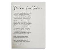 Unchosen Path Poem Poster Inspirational Verse Print