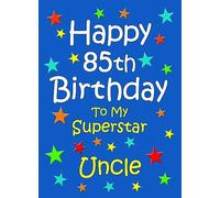 Uncle 85th Birthday Card (Blue)