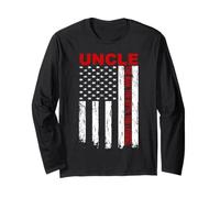 Uncle American Flag Uncle The Man The Myth The Legend Long Sleeve T-Shirt