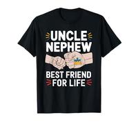 Uncle And Nephew Best Friend For Life Autism Awareness T-Shirt