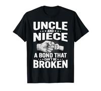 Uncle and Niece A Bond that Can't Be Broken Design T-Shirt