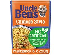 Uncle Bens Chinese Style Microwave Rice, Bulk Multipack 6 x 250g pouches