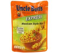 Uncle Ben's Express Mexican Rice 250 g (Pack of 6)