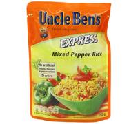 Uncle Bens Mixed Pepper Microwave Rice 250 g (Pack of 6)