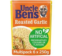 Uncle Bens Roasted Garlic Microwave Rice, Bulk Multipack 6 x 250g pouches