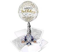 Uncle Birthday Pop Up Card & Floating Balloon In A Box Surprise Send Direct with a Handwritten Card By LK