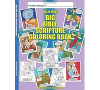 Uncle Dan's Big Bible Scripture Coloring Book