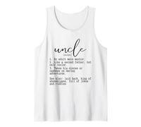 Uncle Definition Funny Family Mentor Humor Tank Top