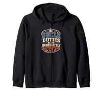 Uncle Duties Begin Immediately New Uncle Zip Hoodie